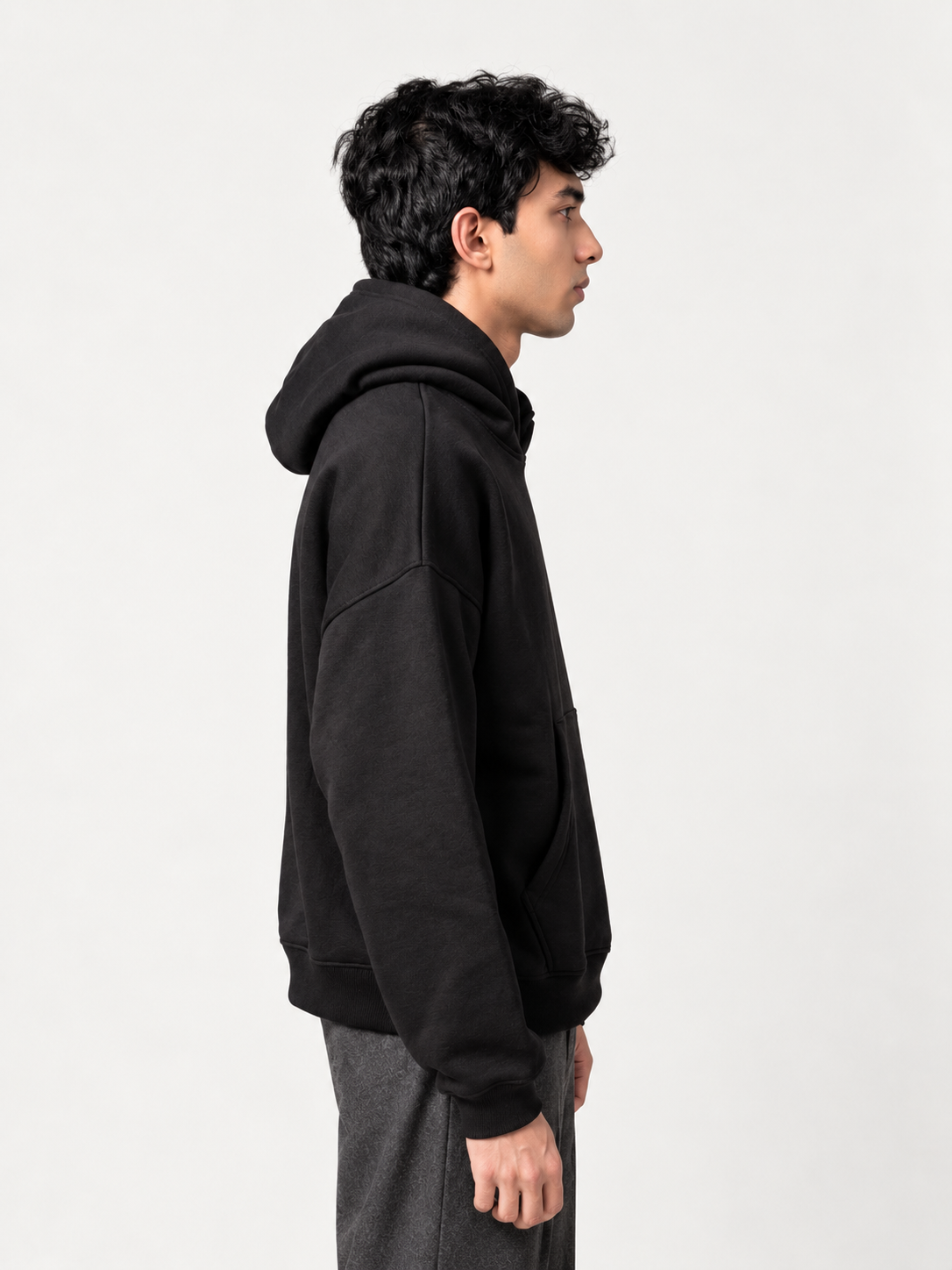 DROPLINE Graphic Hoodie  Black